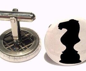 Mens Chess  knight   cufflinks type 2